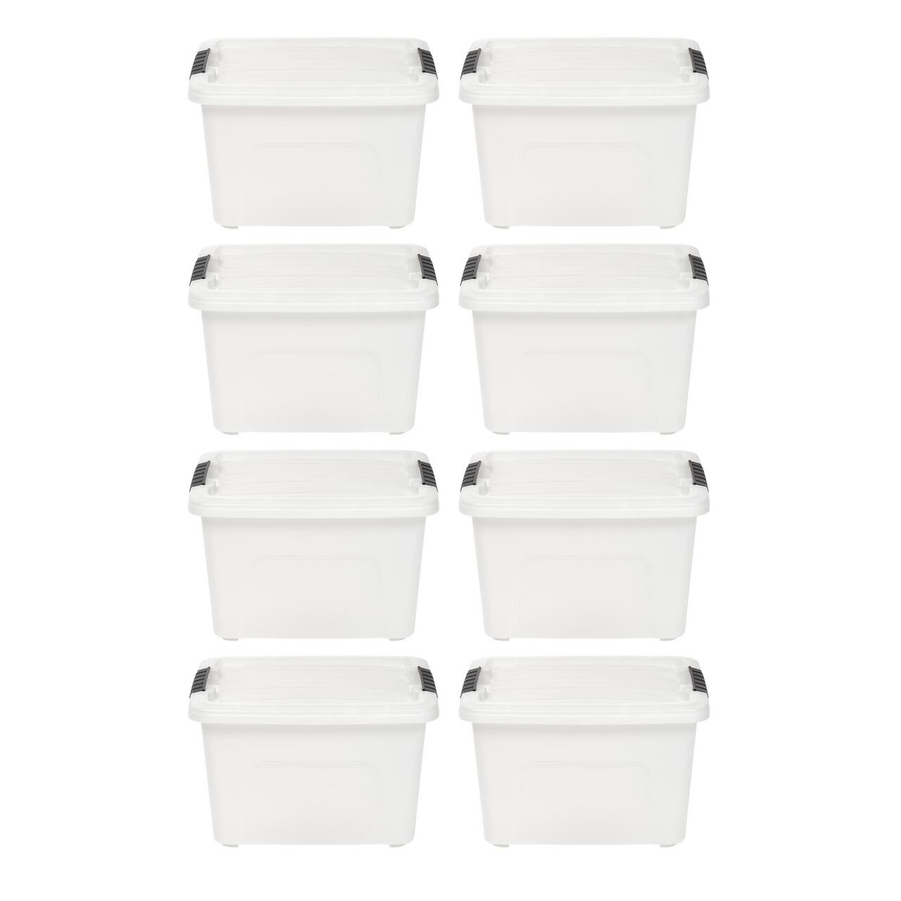 IRIS Stack & Pull™ Plastic Storage Boxes